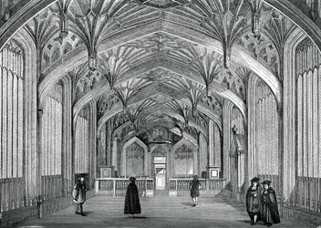 Interieur, Universiteit van Oxford, 18e eeuw, 1870