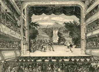Interieur van Covent Garden Theatre in 1804, 1881