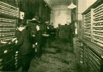 Interieur van een Great Western boekingskantoor