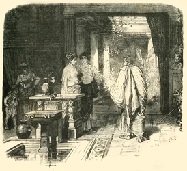 Interieur van een Romeins Huis, 1890