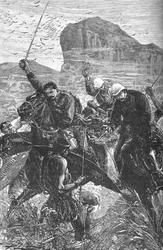 Isandhlwana: De sprint met de kleuren, 1879, c1880