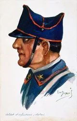 Italiaanse infanteriesoldaat, 1914-1918