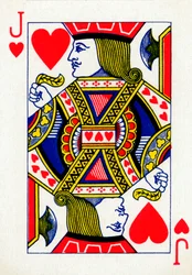 Hartenboer uit een kaartspel van Goodall & Son Ltd., c1940