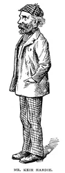 James Keir Hardie, Schots-gebore Britse vakbondsman en Labour politicus, 1903
