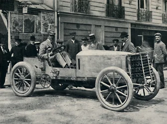 Jarrott voor de start van de Race van de Dood, 1937