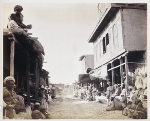 Jellallabad, Hoofdstraat, circa 1878