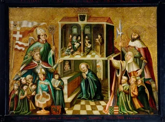 Jogaila en Jadwiga van Polen