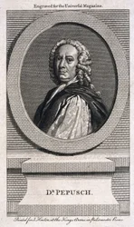 Johann Christoph Pepusch, Duitse componist en muziektheoreticus, ca. 1725