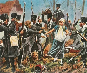 Johanna Stegen bij de gevechten in Lüneburg, 2 april 1813, 1936