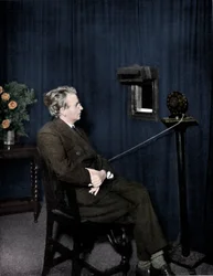 John Logie Baird 1888-1946, Schotse elektrotechnisch ingenieur en pionier van televisie, 1920s