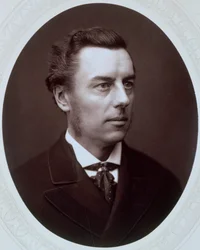 Joseph Chamberlain, Britse liberale politicus, c1885
