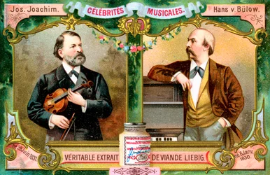 Joseph Joachim en Hans von Bülow