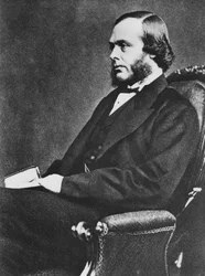 Joseph Lister, Engelse chirurg en pionier van antiseptische chirurgie, ca. 1867