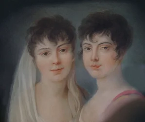 Josephine en Charlotte Brunsvik (detail)