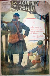 Journée du Poilu 25 et 26 Décembre 1915, Franse Eerste Wereldoorlog poster, 1915