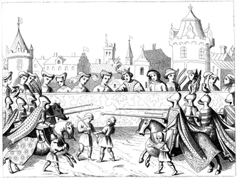 Tornooi in de tijd van koningin Isabeau, 15e eeuw, 1849