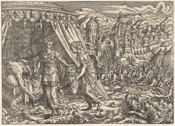 Judith en Holofernes, uit Biblia, Frankfurt, 1564