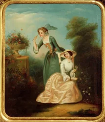 Jonge Dames in het Park