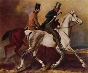 Kaiser Wilhelm I. 1797-1888 als Prins van Pruisen. - Schilderij van Krüger, 1934