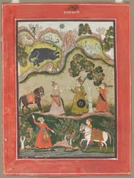 Kanhara Ragini: Lied van inspiratie voor Krishna om de olifantendemon te doden