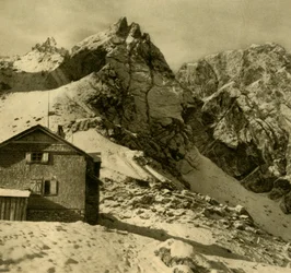 Karlsbaderhütte, Lienz Dolomieten, Oostenrijk, ca. 1935