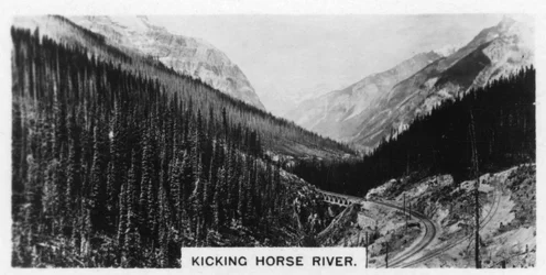 Kicking Horse River, British Columbia, Canada, ca. 1920s