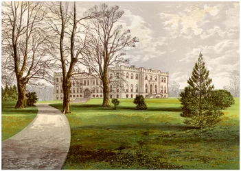 Kimbolton Kasteel, Huntingdonshire, huis van de Hertog van Manchester