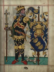Koning Arthur uit Livro do Ameiro-Mor, 1509