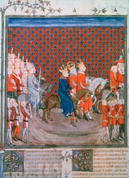 Koning Karel IV betreedt Parijs, 1375-1379