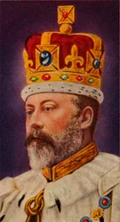 Koning Edward VII bij zijn kroning, 1902 1935