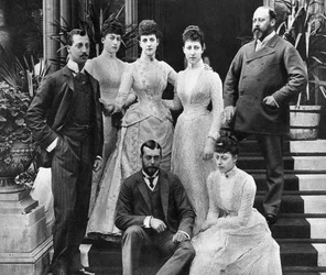 Familie van koning Edward VII, Marlborough House, Londen