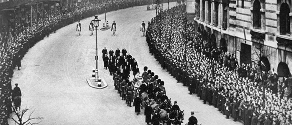 Begrafenisstoet van Koning George V, Londen, januari 1936