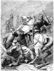 Koning Stephen gevangen genomen, 1141