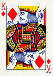Koning van Ruiten uit een kaartspel van Goodall & Son Ltd., c1940