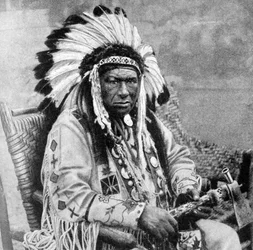 Kinnewankan, hoofd van de Sioux, 1922