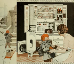 Keukenreclame uit The Saturday Evening Post, ca. 1920-1925