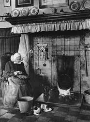 Keuken en woonkamer in één, Twente, Nederland
