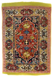 Geknoopte wollen tapijt, ca. 1600