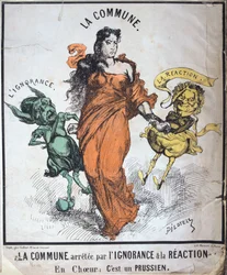 La Commune gestopt door de Onwetendheid en de Reactie, 1871