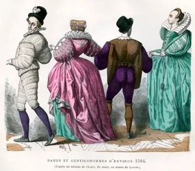 Dames en heren van ongeveer 1584, 1882-1884