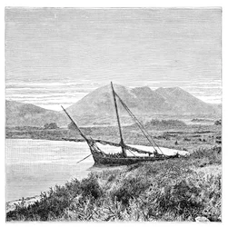Vanmeer, Tadwanbaai en de berg Nimrud, Turkije