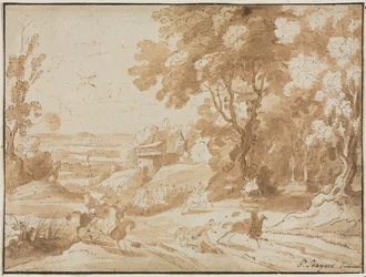 Landschap met Ruiters