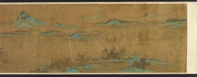 Landschap met paleizen, Ming-dynastie, 16e-17e eeuw