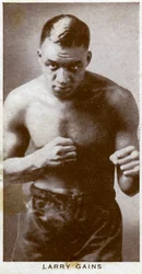 Larry Gains, Canadese bokser, 1938