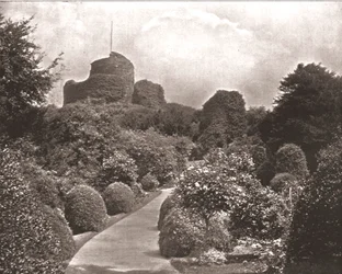 Launceston Kasteel, Cornwall, 1894
