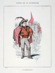 Le Garibaldien, Parijse Commune, 1871
