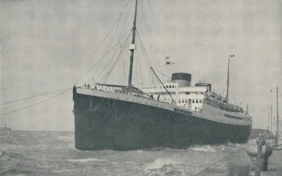 Vertrek van de aanlegsteiger in Liverpool