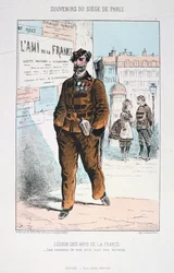 Legioen van de Vrienden van Frankrijk, Beleg van Parijs, 1870-1871