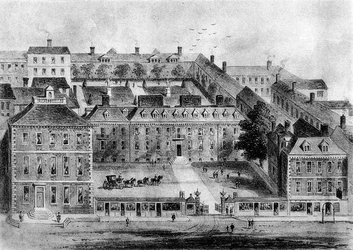 Leicester House, Leicester Fields, 18e eeuw, 1908