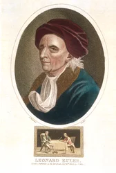 Leonhard Euler 1707-1783, Zwitserse wiskundige, 1801